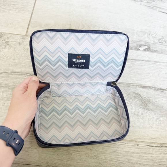 Missoni Navy Blue Toiletry Case - Picture 2 of 7